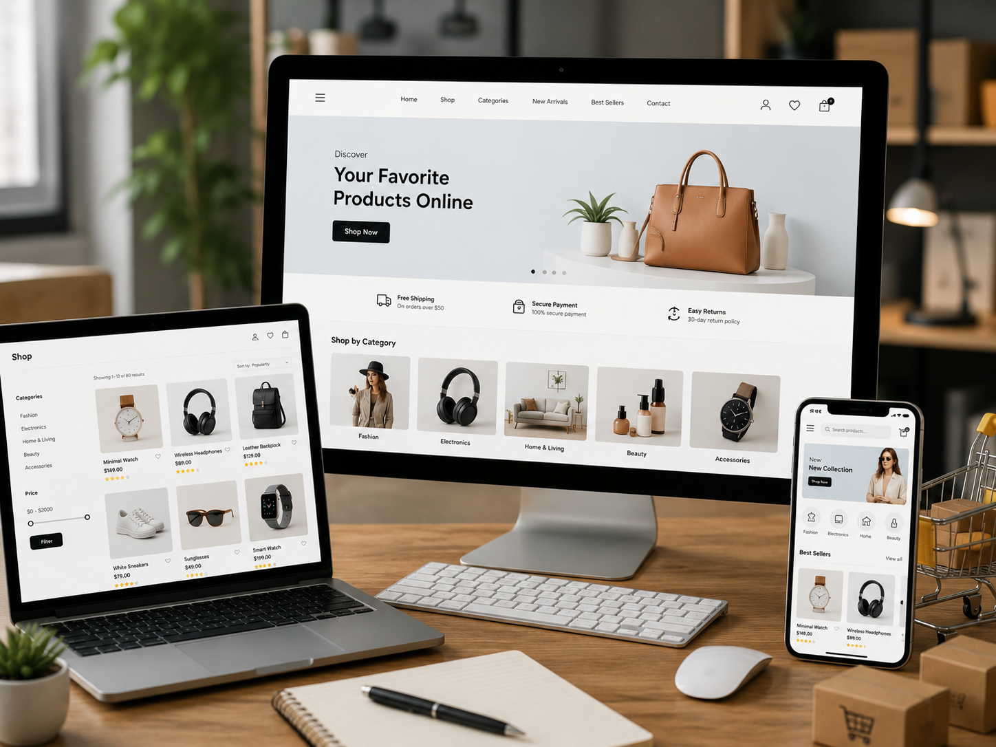 eCommerce website